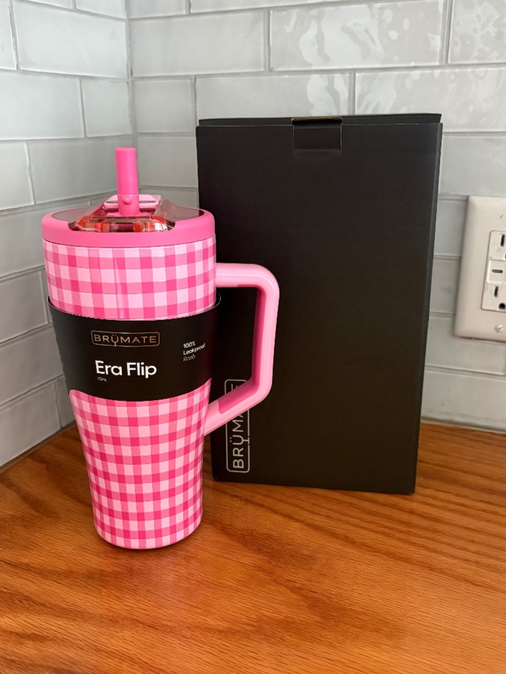Brumate Era 30oz Pink Gingham